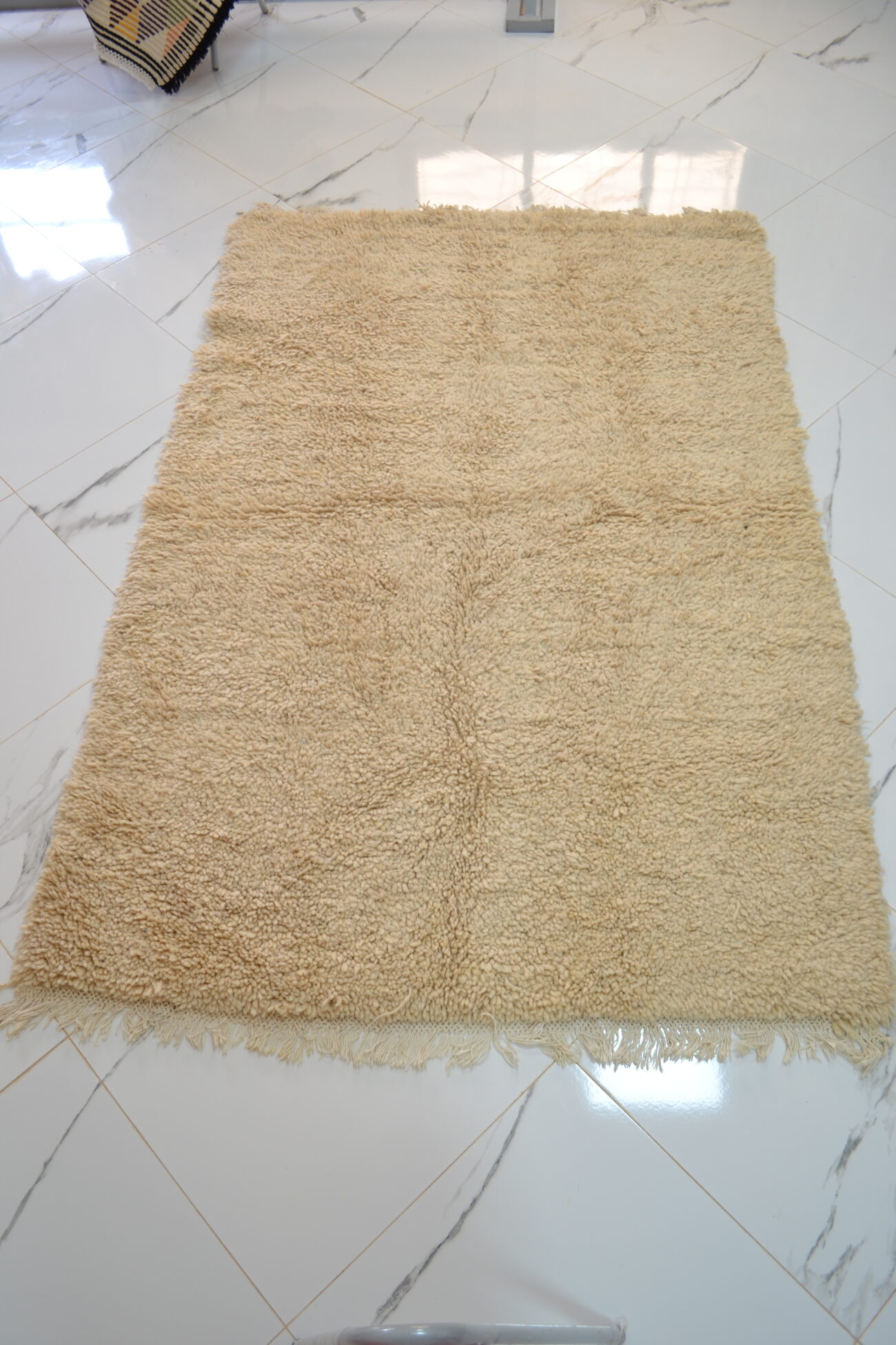 Tapis neutres en laine naturelle