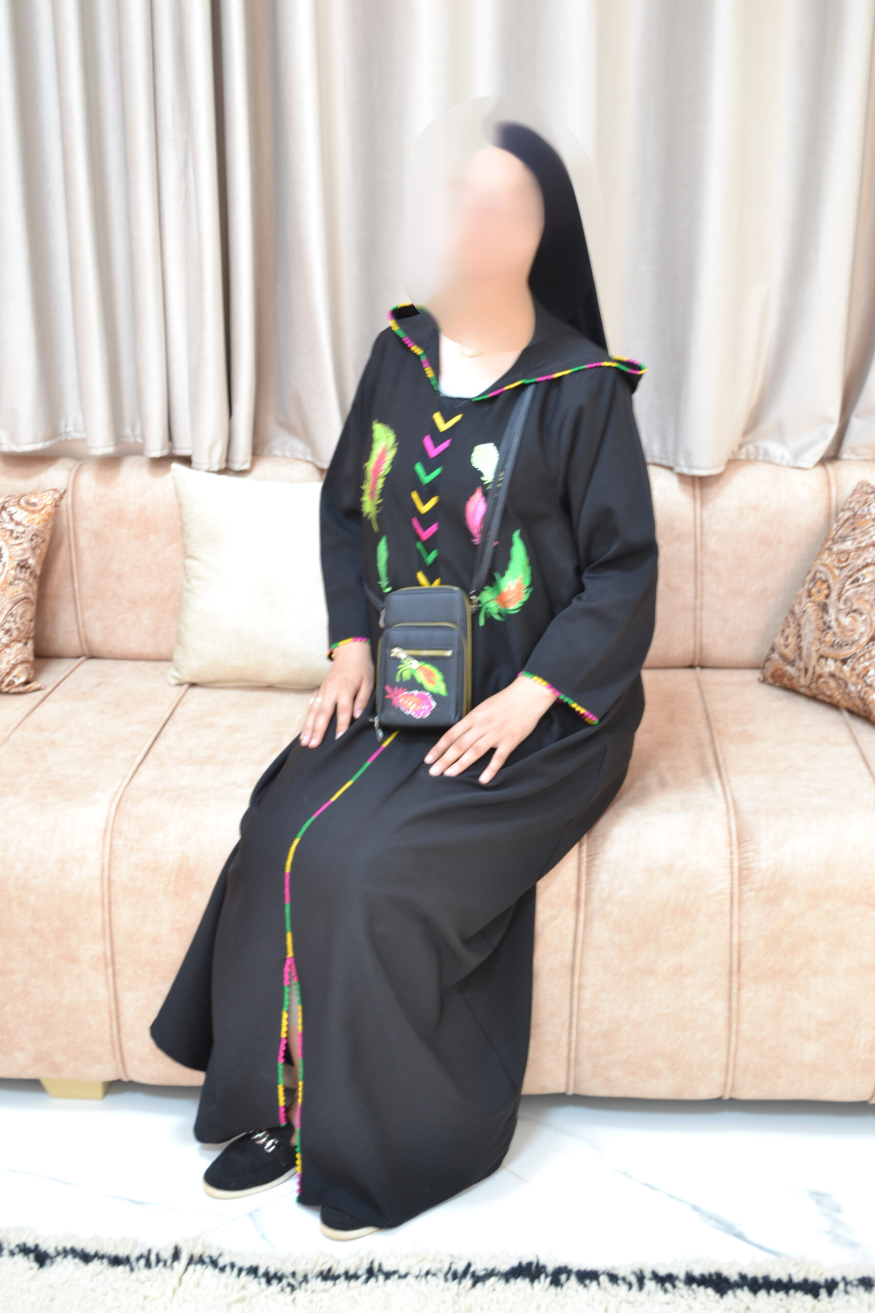 Caftan Noir Berbère