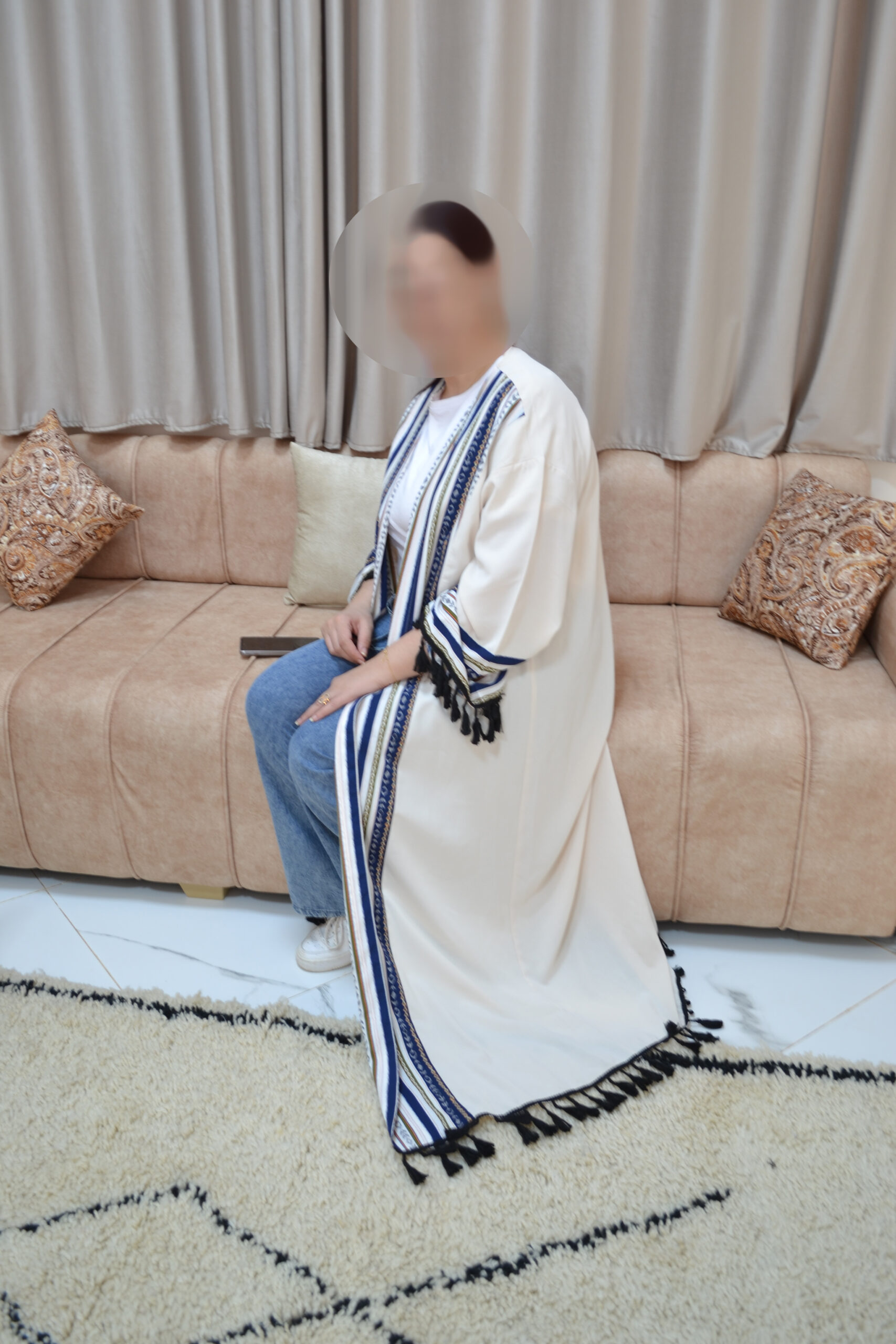 Jellaba florale colorée – style d'été - Image 2